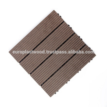 Interlocking DIY WPC decking tiles for outdoor from Vietnam